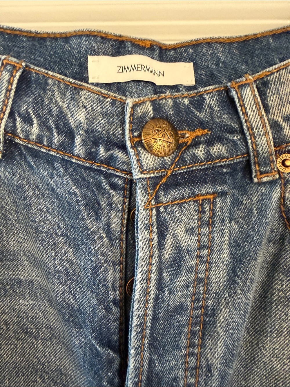 Zimmermann Women’s Bootcut Jeans - Light Blue Wash - Picture 3 of 6